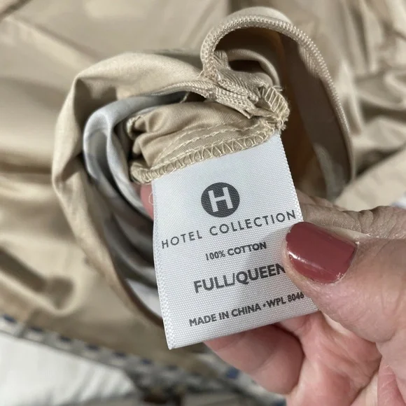 NWT Hotel Collection Patchwork Duvet Cover ONLY‎ [ Full / Queen ]